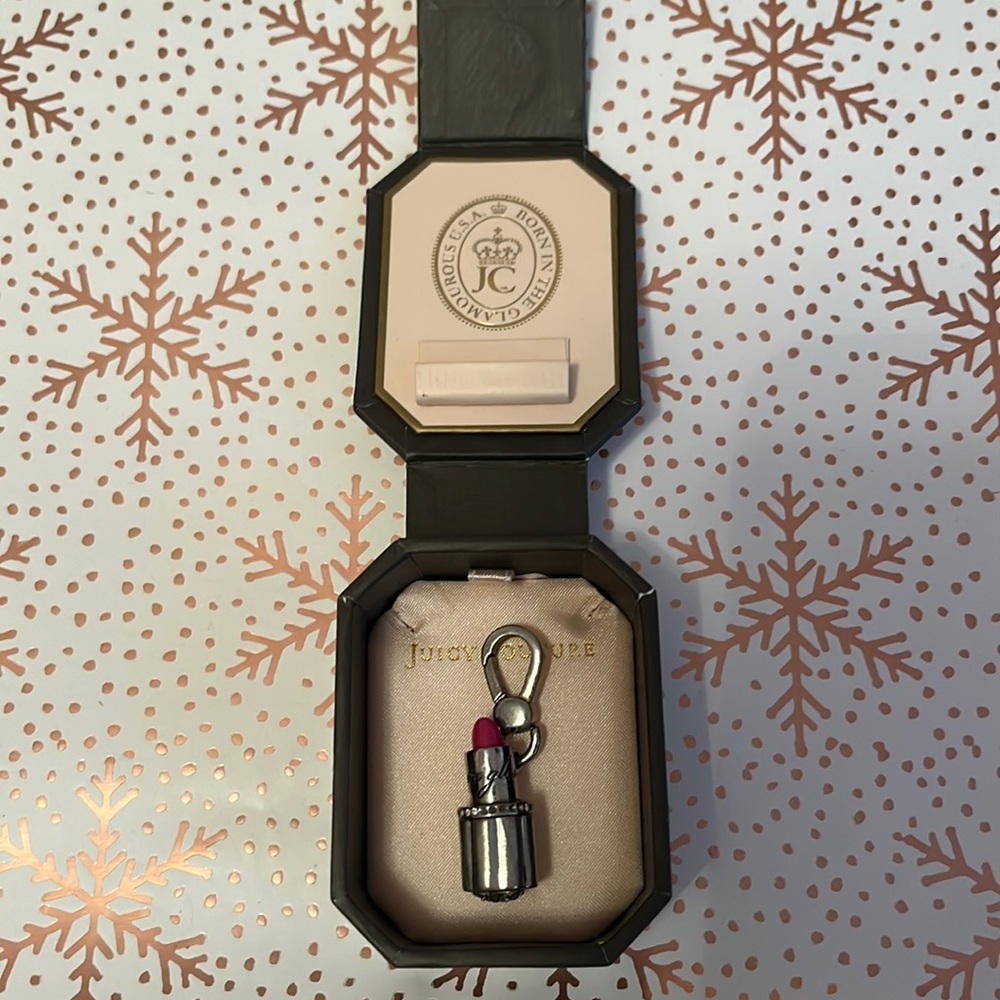 Juicy Couture lipstick charm for your charm bracelet collection 💄